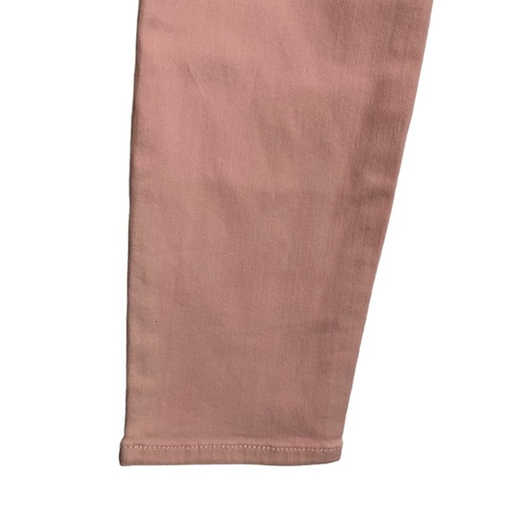 7FAM 7 For All Mankind Pale Baby Pink Salmon The Ankle Skinny Jeans 28 - Picture 8 of 16